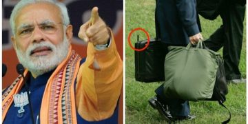 modi atom bomb botton