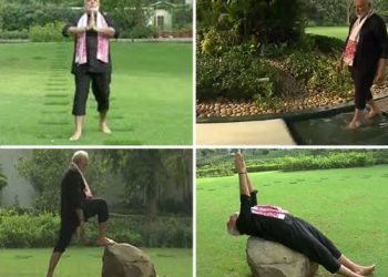 नरेंद्र मोदी ने फिटनेस वीडियो जारी कुमारस्वामी को दी फिटनेस चुनौती