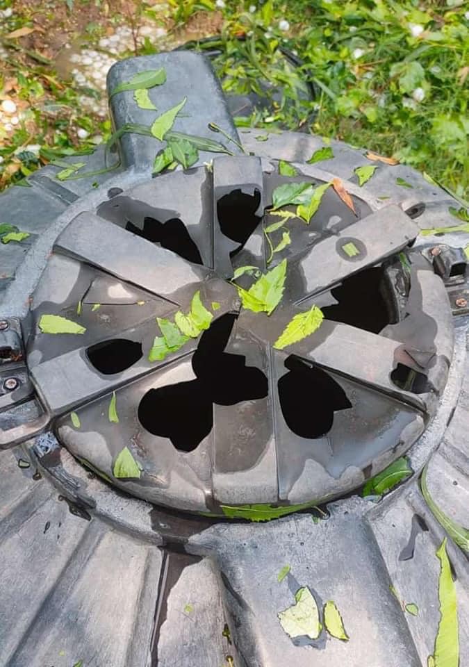 छत्तीसगढ में ओले और बिजली से तबाही 4 94387618 3858677374174465 4890050876175024128 n