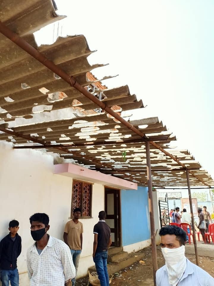 छत्तीसगढ में ओले और बिजली से तबाही 6 chadar