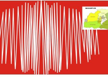 हिला मणिपुर, तीव्रता 3.5 मापी गयी 15 manipur