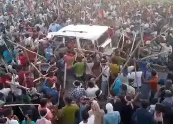 मुहर्रम जुलूस में मुश्लिम परिवार पर जुलूस का हमला