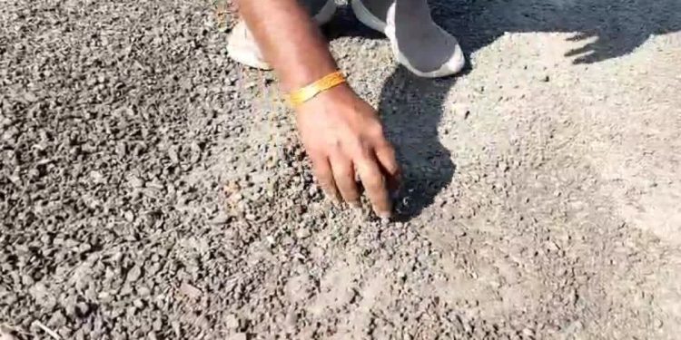 Road Construction Scam: भ्रष्टाचार की भेंट चढ़ी नई सड़क, ग्रामीणों ने घेरा तो लीपापोती कर भागे अधिकारी; जानें पूरा मामला&Quot; 1 3 32