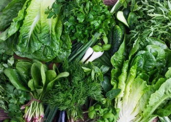 green leafy vegetables