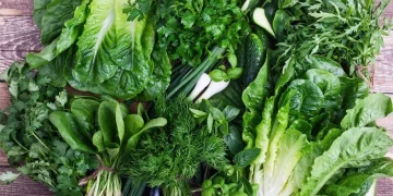 green leafy vegetables