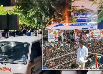 karur stampede ambulance