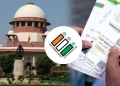 supreme court election commission and aadhar card