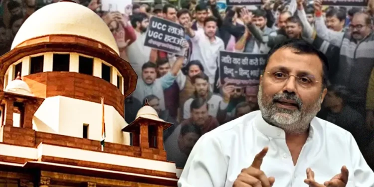 'सुप्रीम कोर्ट ने वही किया जो मैंने कहा था...', Ugc नियमों पर रोक के बाद निशिकांत दुबे का बड़ा दावा; सियासी हलचल तेज 1 supreme court nishikant dubye ugc