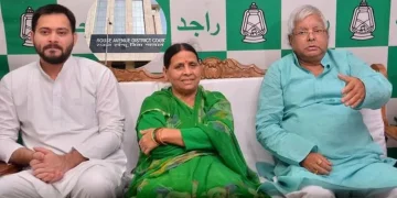 tejashwi rabri and lalu yadav