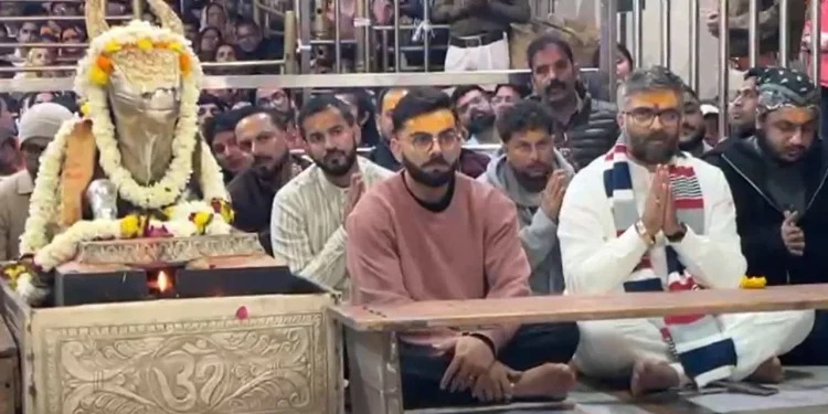 virat kohli mahakal mandir visit