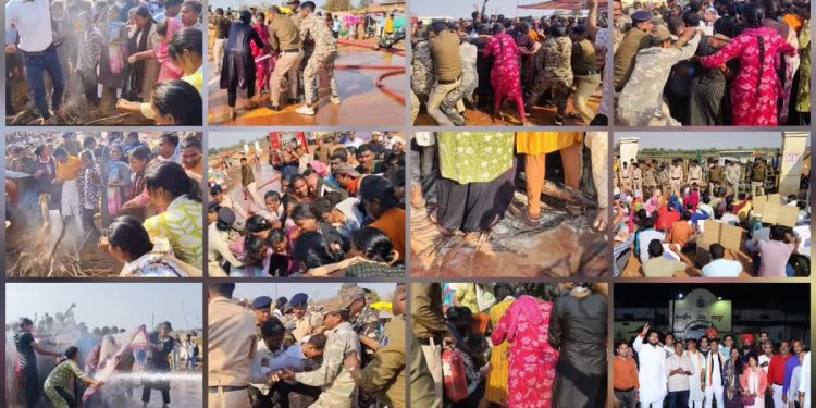 खौफनाक मंजर! हक के लिए अंगारों पर चले अभ्यर्थी, पुलिस ने वाटर कैनन से रोका और भेजा जेल; जानें पूरी खबर 1 1 25