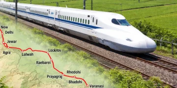 delhi varanasi bullet train