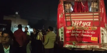 firozabad national highway bus accident