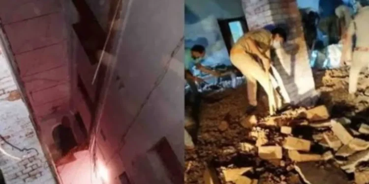 kanpur police lines barracks accident