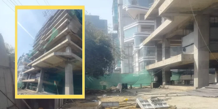 noida sector 144 construction building collapsed 1