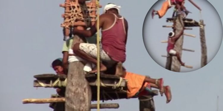 Meghnath Mela: 60 फीट ऊंचे स्तंभ पर हैरतअंगेज कारनामे, उल्टा लटककर झूला झूलने की अनोखी परंपरा 1 10