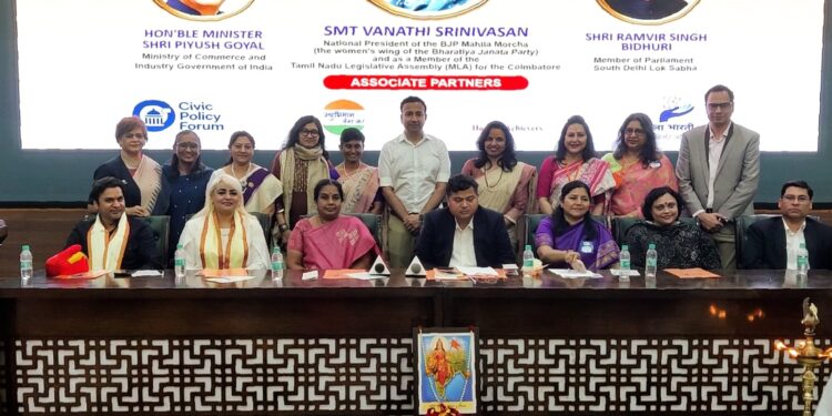 महिला सशक्तिकरण के संदेश के साथ कलाभारती एसोसिएशन का समारोह, भाजपा महिला मोर्चा की राष्ट्रीय अध्यक्ष वनाथी श्रीनिवासन रहीं मौजूद 1 WhatsApp Image 2026 03 09 at 3.39.54 PM