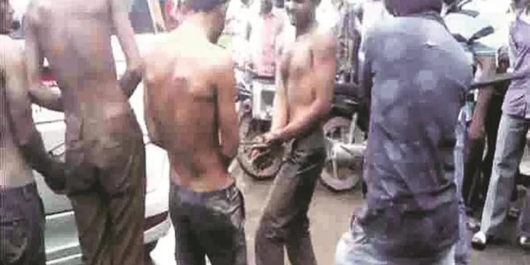 dalits beaten