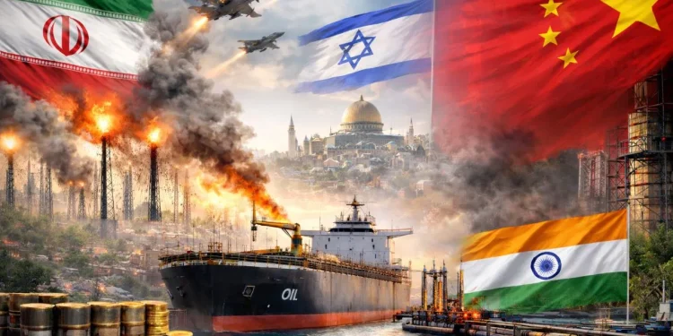 iran israel conflict china oil strategy crude price hike impact on india