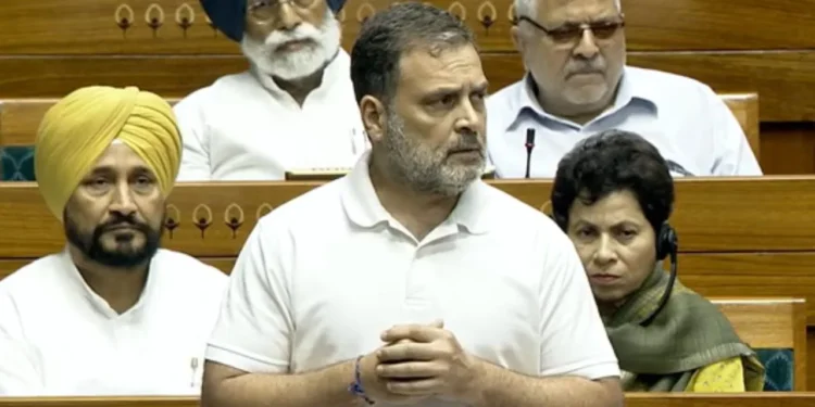 rahul gandhi in lok sabha