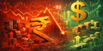 rupee down imapct