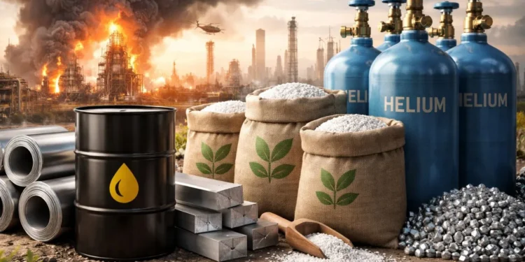west asia conflict impact on commodity prices aluminium fertiliser