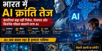 भारत में AI क्रांति तेज: कंपनियां बढ़ा रहीं निवेश, रोजगार और बिजनेस मॉडल बदलने लगा आर्टिफिशियल इंटेलिजेंस