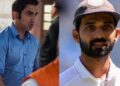 रहाणे ने गंभीर को दी सलाह, बोले टेस्ट टीम में सीनियर खिलाड़ियों की जरूरत है