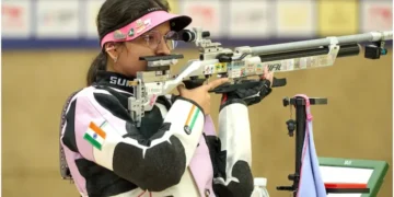 Asian Games 2026: भारत ने शूटिंग में जीता रजत, सोनम उत्तम और इलावेनिल वलारिवान महिला फाइनल में पहुंचीं; हॉकी में उज्बेकिस्तान पर 8-0 की बढ़त