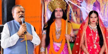 सनातनी विनोद कुमार बिंदल के मार्गदर्शन में रामलीला का समापन, दशहरा पर रावण वध और श्रीराम के राजतिलक का मंचन